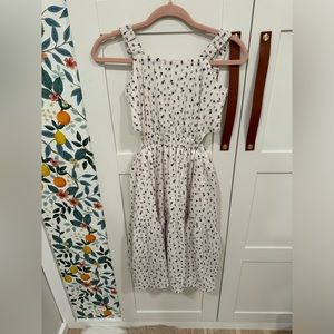 Zara dress small floral and cut out sides